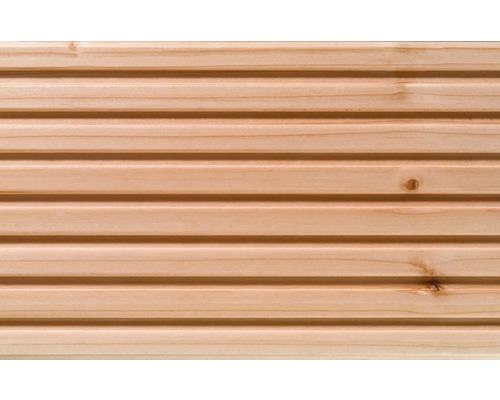 Holzfassade mit Nut und Feder