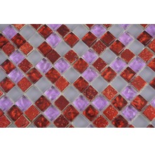 Mosaikfliese mit quadratischen Steinen
