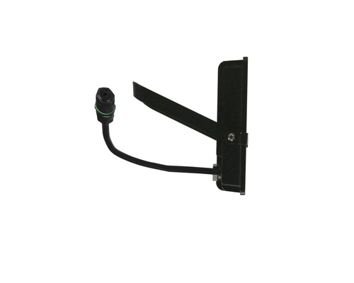 Schwarzer LED-Strahler mit Anschlusskabel