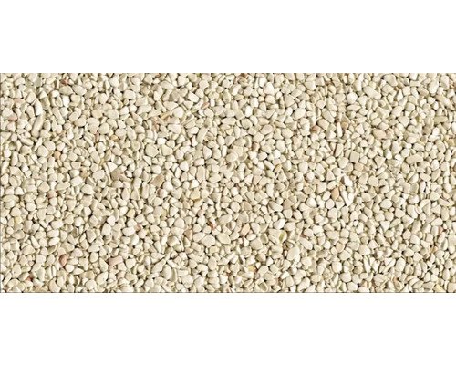 Kit de tapis de pierre 1 m² Ravello fin beige zone intérieure - sol Gros plan de graviers décoratifs