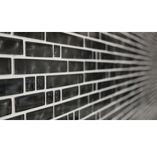 Glasmosaik XCM MV708 29,8x30 cm schwarz