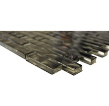 Glasmosaik XCM MV708 29,8x30 cm schwarz