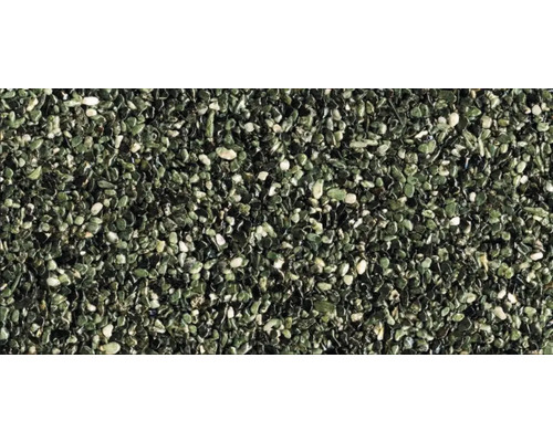 Kit de tapis de pierre 1 m² Ravello fin vert zone intérieure - sol Gros plan de graviers décoratifs en vrac