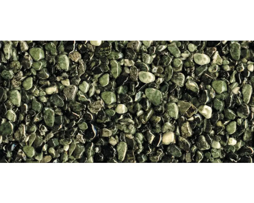 Kit de tapis de pierre 1 m² Ravello gros vert zone intérieure - sol Gravier décoratif vert pour le jardin et l''extérieur.