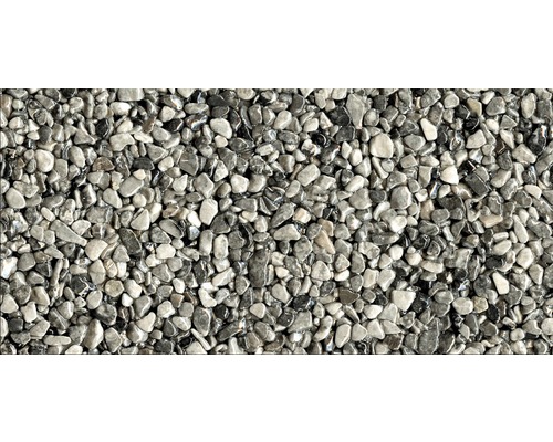 Kit de tapis de pierre 1 m² Ravello moyen gris zone intérieure - sol