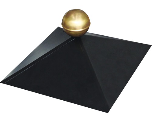 Couvercle de poteau avec sommet sphérique