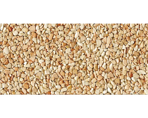 Kit de tapis de pierre 1 m² Ravello moyen rose zone intérieure - sol Gros plan de gravier décoratif