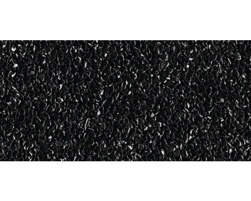 Kit de tapis de pierre 1 m² Ravello fin noir zone extérieure - sol Kit de tapis de pierre 1 m² Ravello fin noir zone extérieure - sol