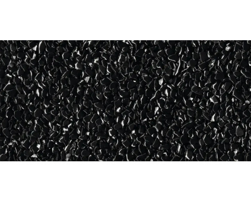 Kit de tapis de pierre 1 m² Ravello moyen noir zone extérieure - sol Kit de tapis de pierre 1 m² Ravello moyen noir zone extérieure - sol