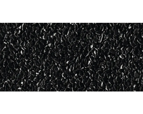 Kit de tapis de pierre 1 m² Ravello moyen noir zone extérieure - sol