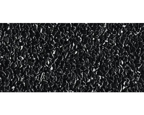 Kit de tapis de pierre 1 m² Ravello moyen noir zone intérieure - sol Gravier décoratif