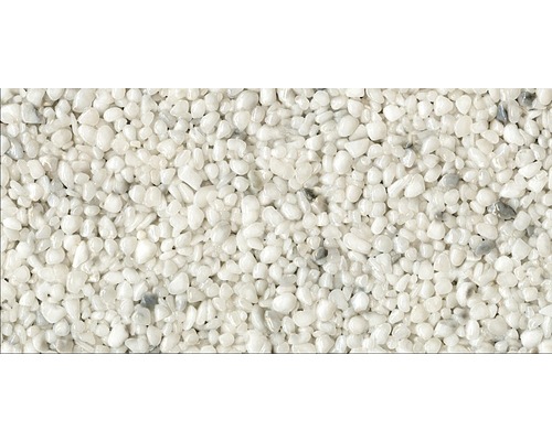 Kit de tapis de pierre 1 m² Ravello moyen blanc zone intérieure - sol