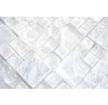 Mosaikfliesen aus Glas und Marmor