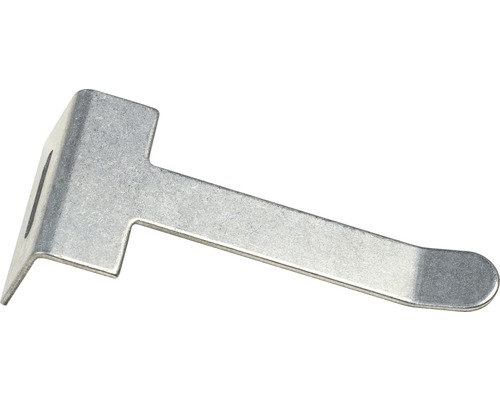 Outil en métal avec tête en forme de T et extrémité coudée