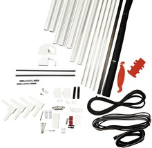 Porte moustiquaire coulissante Windhager EXPERT blanc 120x240 cm
