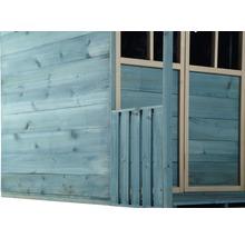 Vue détaillée d''une cabane en bois