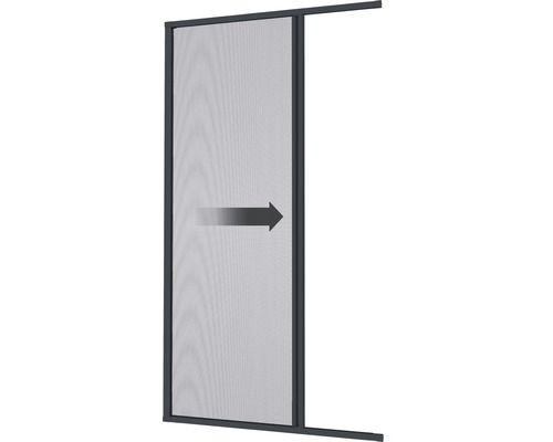 Fliegengittertür mit Pfeil