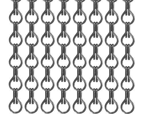 Rideau de chaînes métallique pour portes