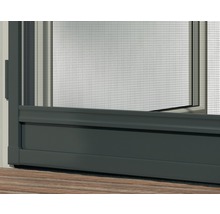 Moustiquaire cadre de serrage EXPERT pour portes anthracite 120x240 cm-thumb-11