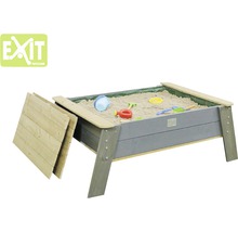 Table de jeu EXIT Aksent bac à sable XL 138 x 94 x 50 cm bois gris-thumb-1