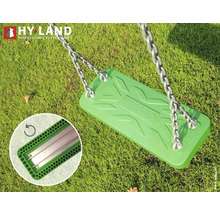 Spielturm Hyland Projekt 6S Holz mit Sandkasten, Kletterwand, Doppelschaukel, Rutsche grün