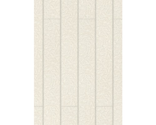 Papier peint vinyle beige imitation bois avec structure