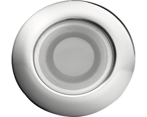 Spot encastrable rond avec bordure métallique