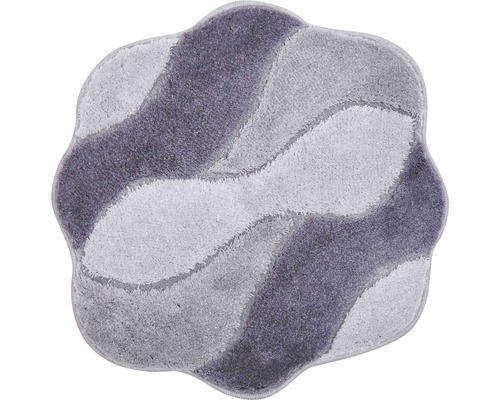 Tapis de bain décoratif avec motif ondulé