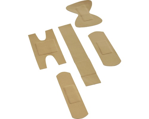 Verschiedene Pflasterformen für die Wundversorgung