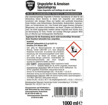 Etikett von Protect Home Ungeziefer und Ameisen Spezialspray, 1000 ml