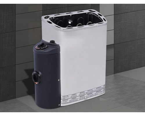 Poêle de sauna avec commande