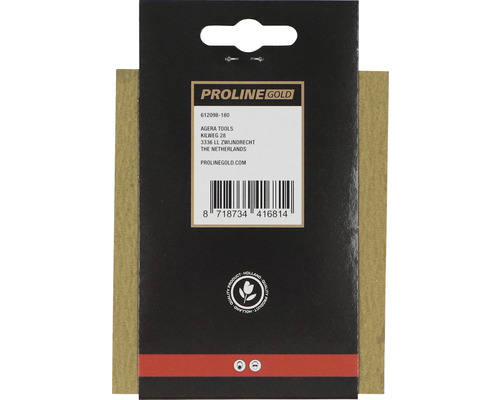 Proline Gold Schleifpapier Verpackung