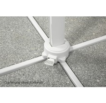 Croisillon de pied de parasol pour parasol sans plaques de lestage