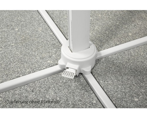 Croisillon de pied de parasol pour parasol sans plaques de lestage