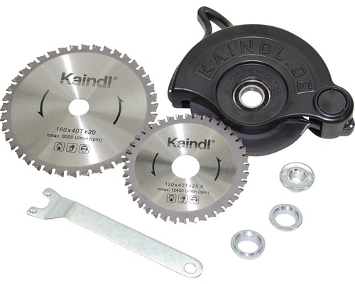 Kaindl Trennscheiben Set mit Schutzhaube, Werkzeug und Zubehör
