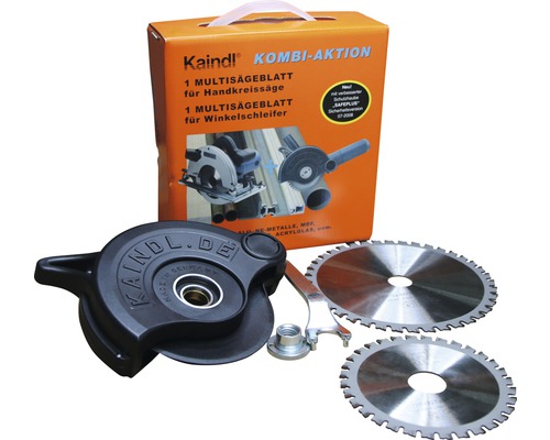 Kaindl Kombi-Aktion: Multiblätter für Handkreissäge und Winkelschleifer mit Zubehör