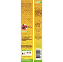 Informationen zu Kirschfruchtfliegenfallen mit Sicherheitsanweisungen und Anwendungsdetails