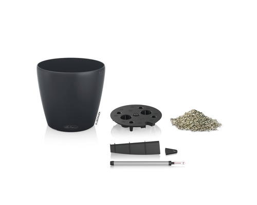 Pot de fleurs avec système d''irrigation et accessoires