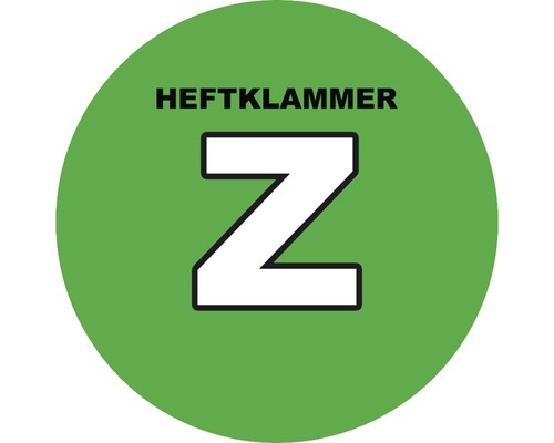Heftklammer Typ Z