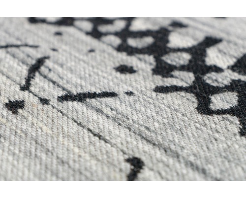 Detailansicht eines Teppichs mit Muster