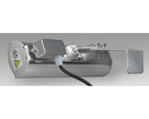 Infrarotstrahler mit Anschlusskabel und Halterung