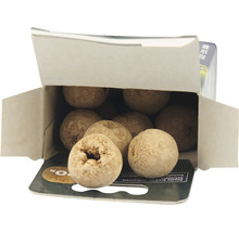 Emballage ouvert de billes d''engrais