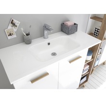 Lavabo pour meuble pelipal 101 cm marbre minéral blanc 980.761108-thumb-2