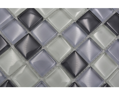 Gros plan de carreaux de mosaïque en verre