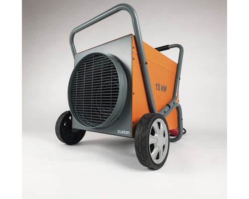 Appareil de chauffage mobile avec roues et puissance de 15 kilowatts