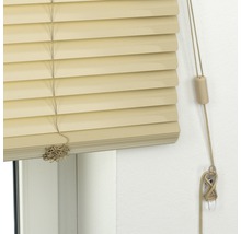 SOLUNA DIM-OUT Alu-Jalousie 210 x 170 cm beige, mit 20% mehr Lamellen zur besseren Verdunkelung