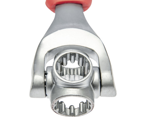 Doppelmaulschlüssel mit zwölf Zähnen