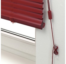 SOLUNA DIM-OUT Alu-Jalousie 210 x 170 cm rot, mit 20% mehr Lamellen zur besseren Verdunkelung