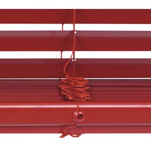 SOLUNA DIM-OUT Alu-Jalousie 210 x 170 cm rot, mit 20% mehr Lamellen zur besseren Verdunkelung