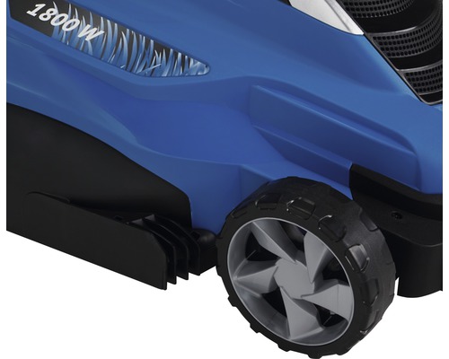 Vue détaillée d''une tondeuse à gazon avec moteur